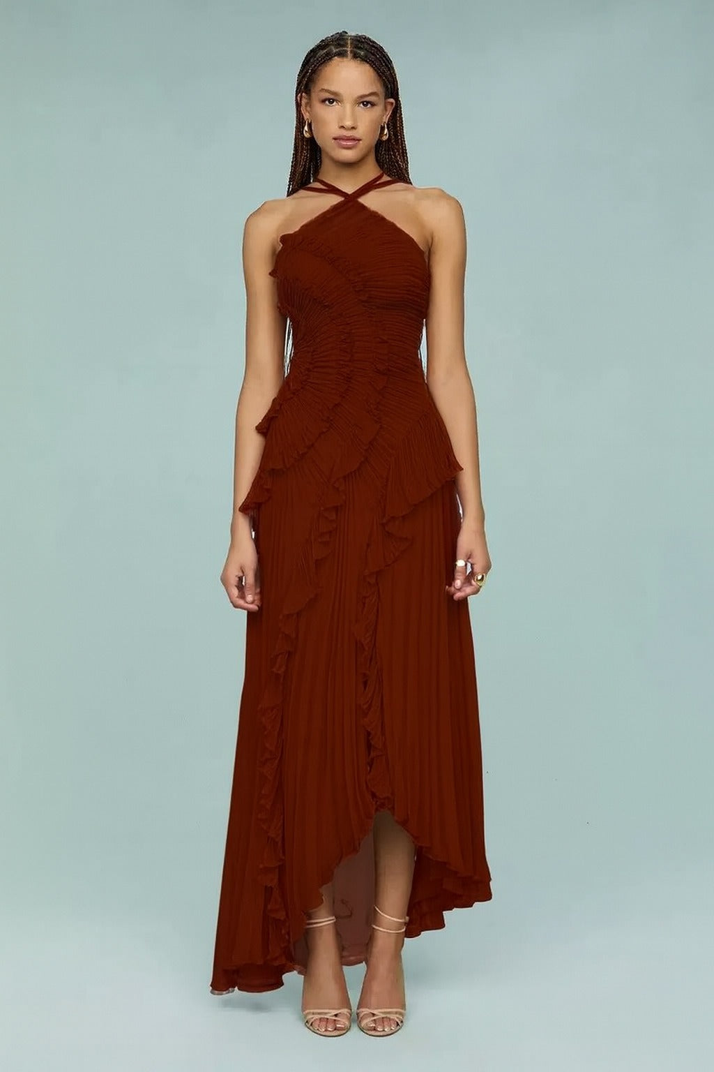 LIYANA | Robe spirale à volants