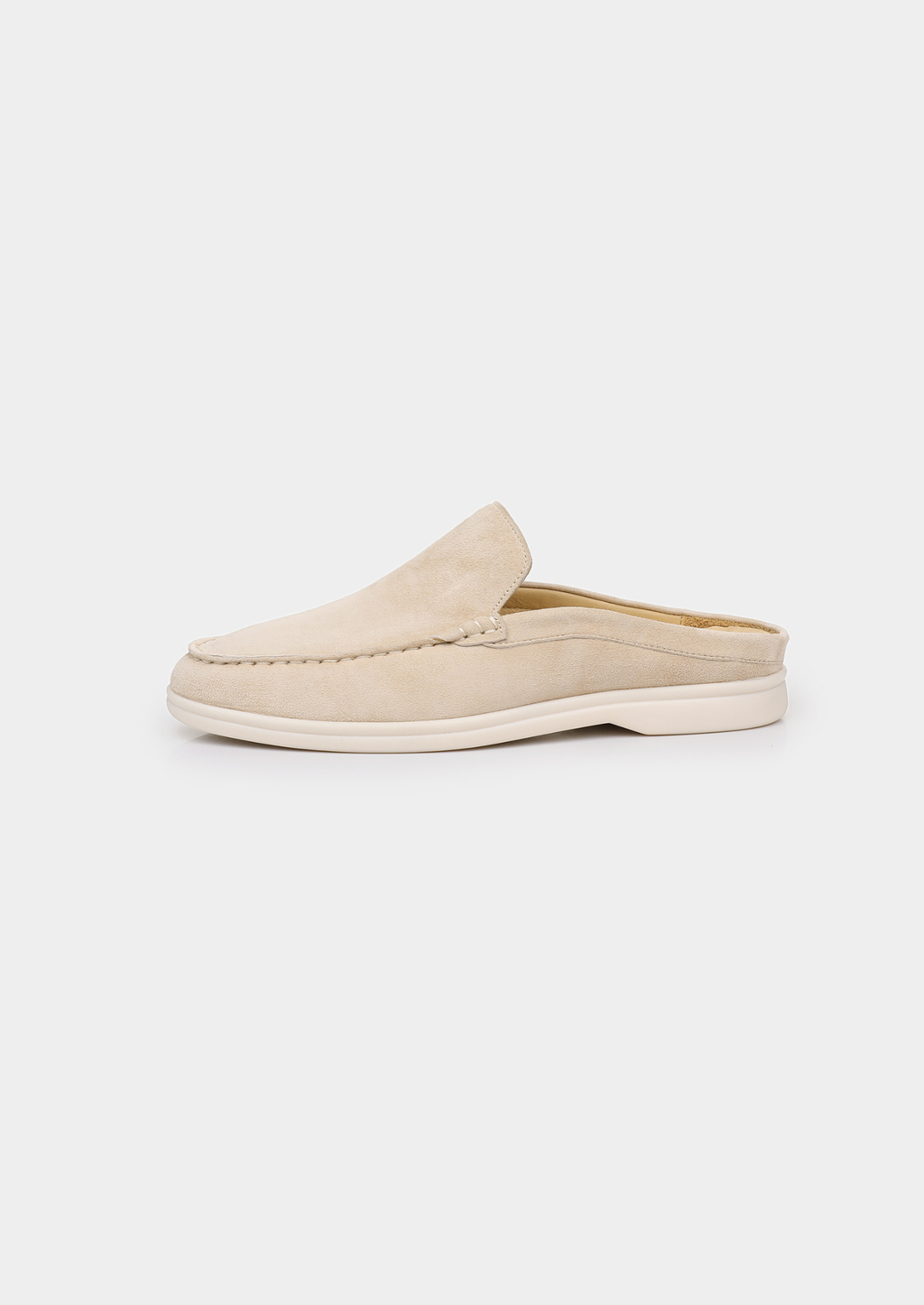 Chausson en daim ivoire Marina
