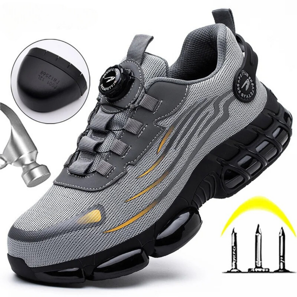 The Kyro Steel — Slate Dial Safety Shoes