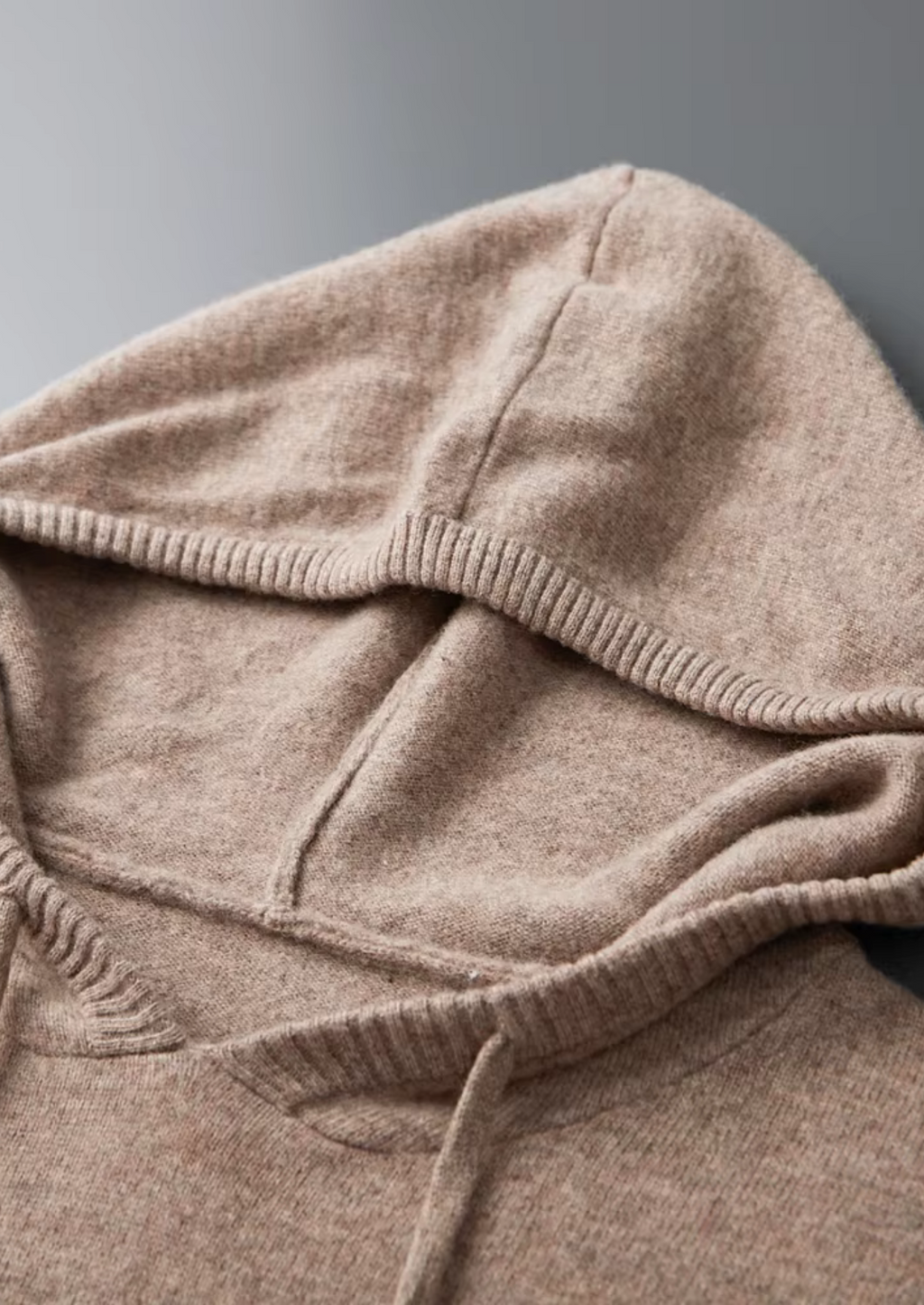 Sweat à capuche décontracté en laine mérinos extra-fine pure