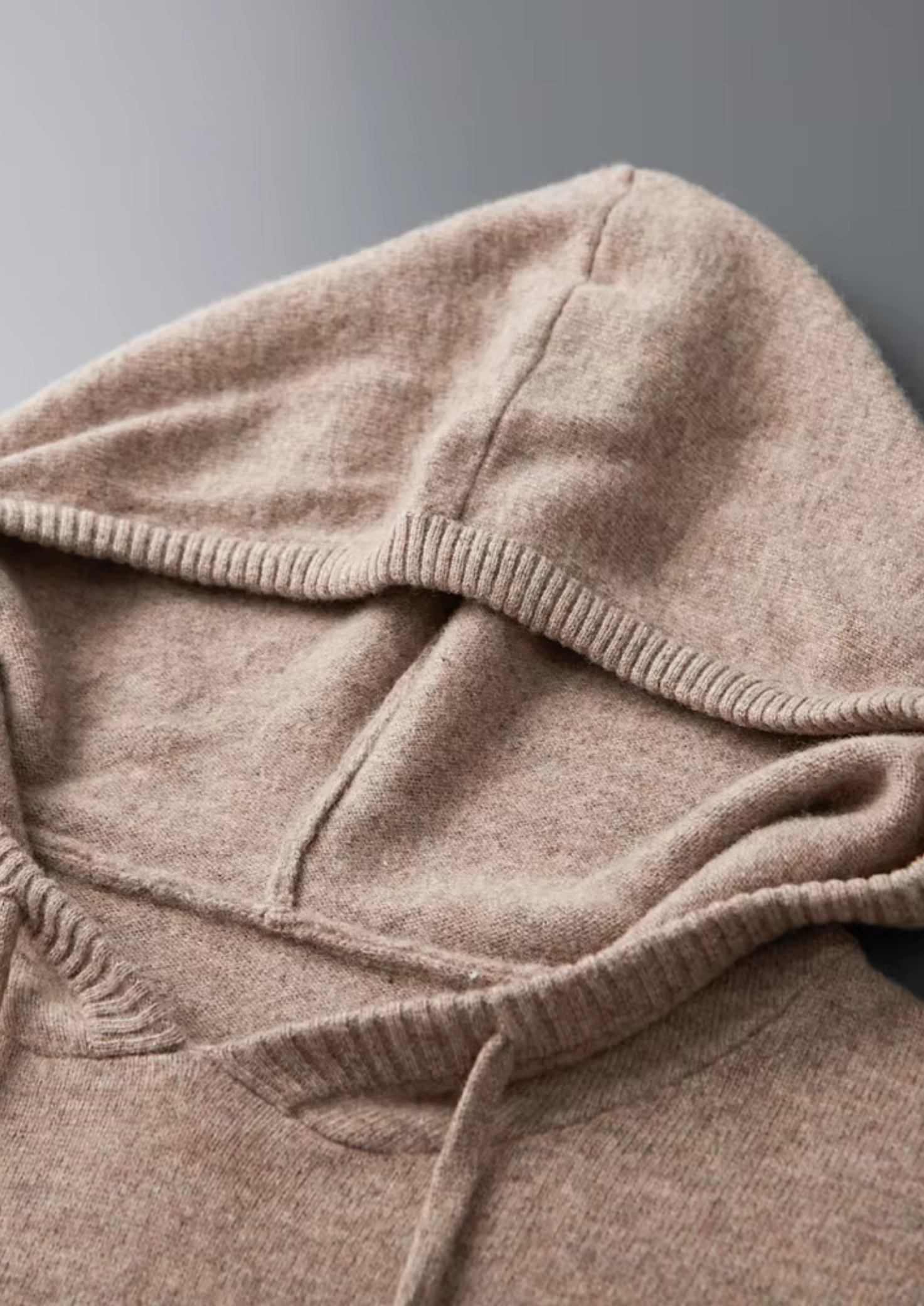 Sweat à capuche décontracté en laine mérinos extra-fine pure