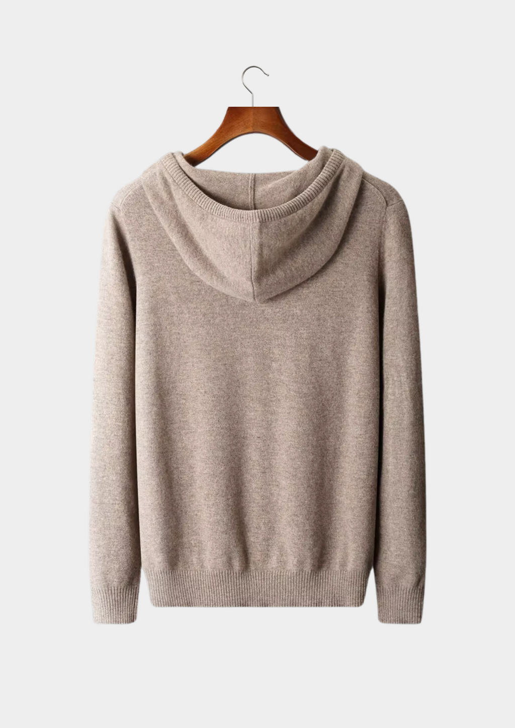Sweat à capuche décontracté en laine mérinos extra-fine pure