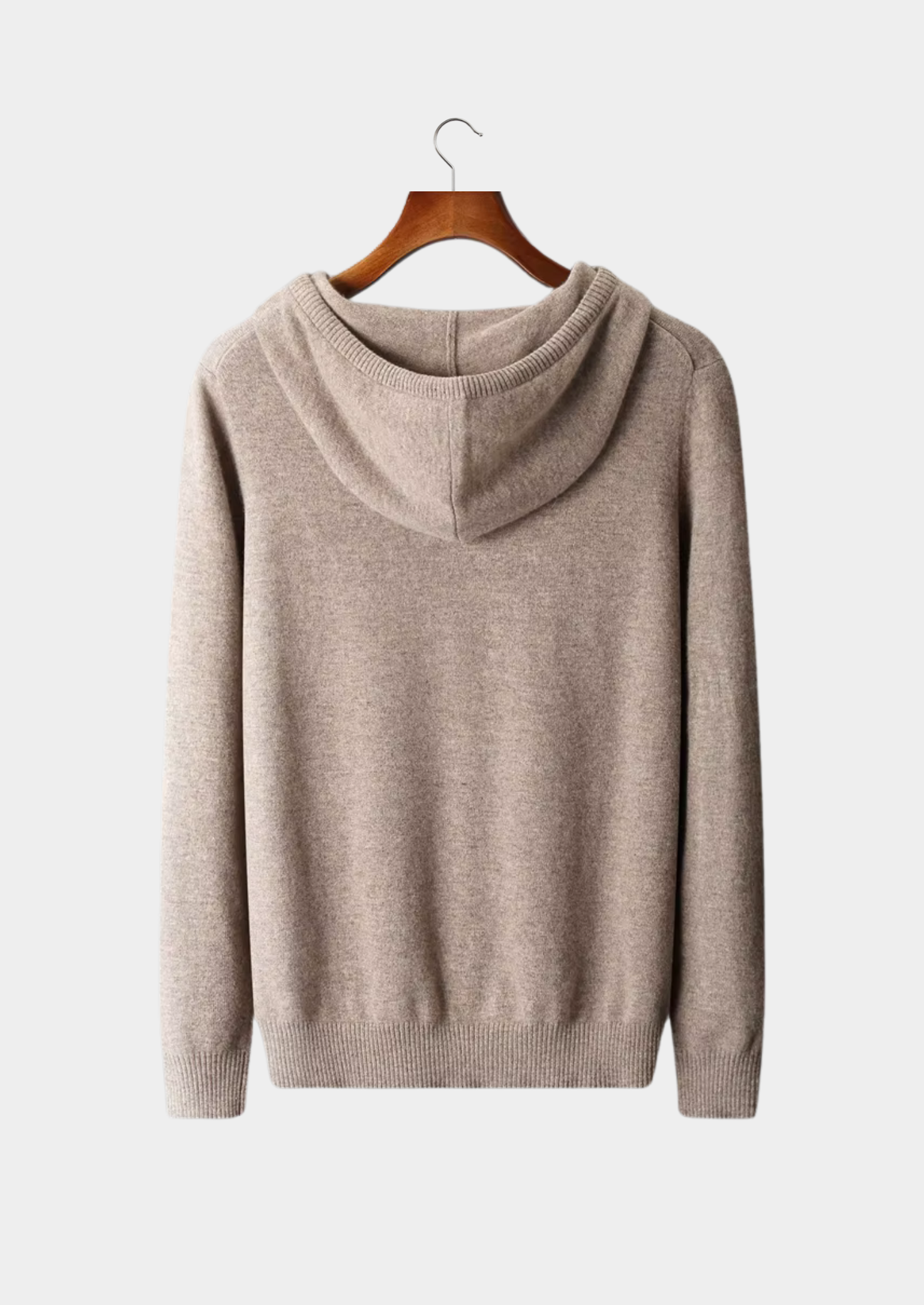 Sweat à capuche décontracté en laine mérinos extra-fine pure