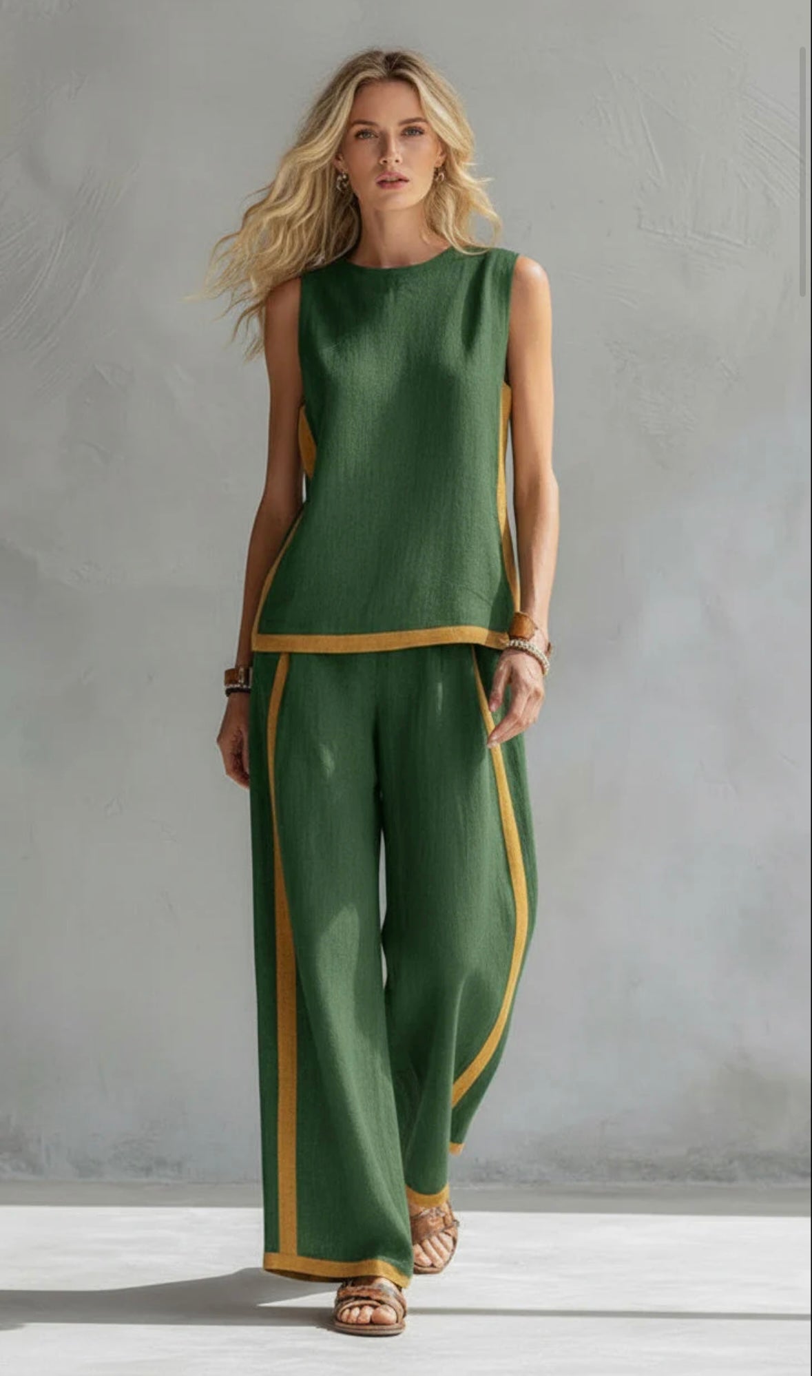 The Miko Set — Slate Cotton-Linen Duo