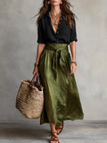 VERA | Ensemble jupe midi chic