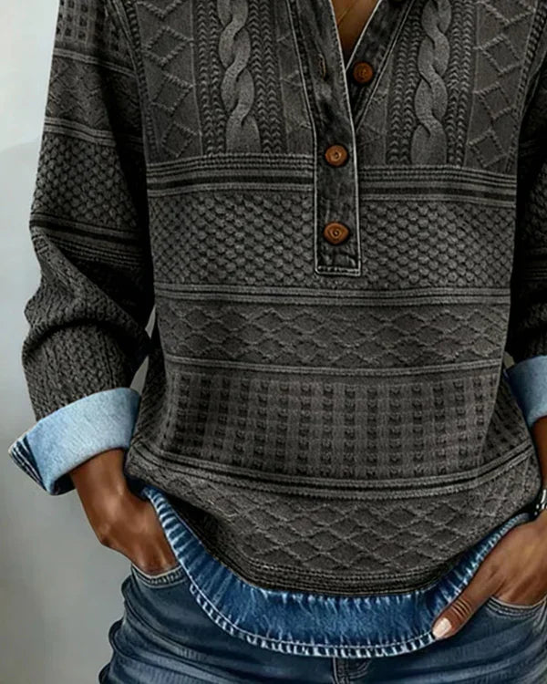 Riley | Haut tendance à col