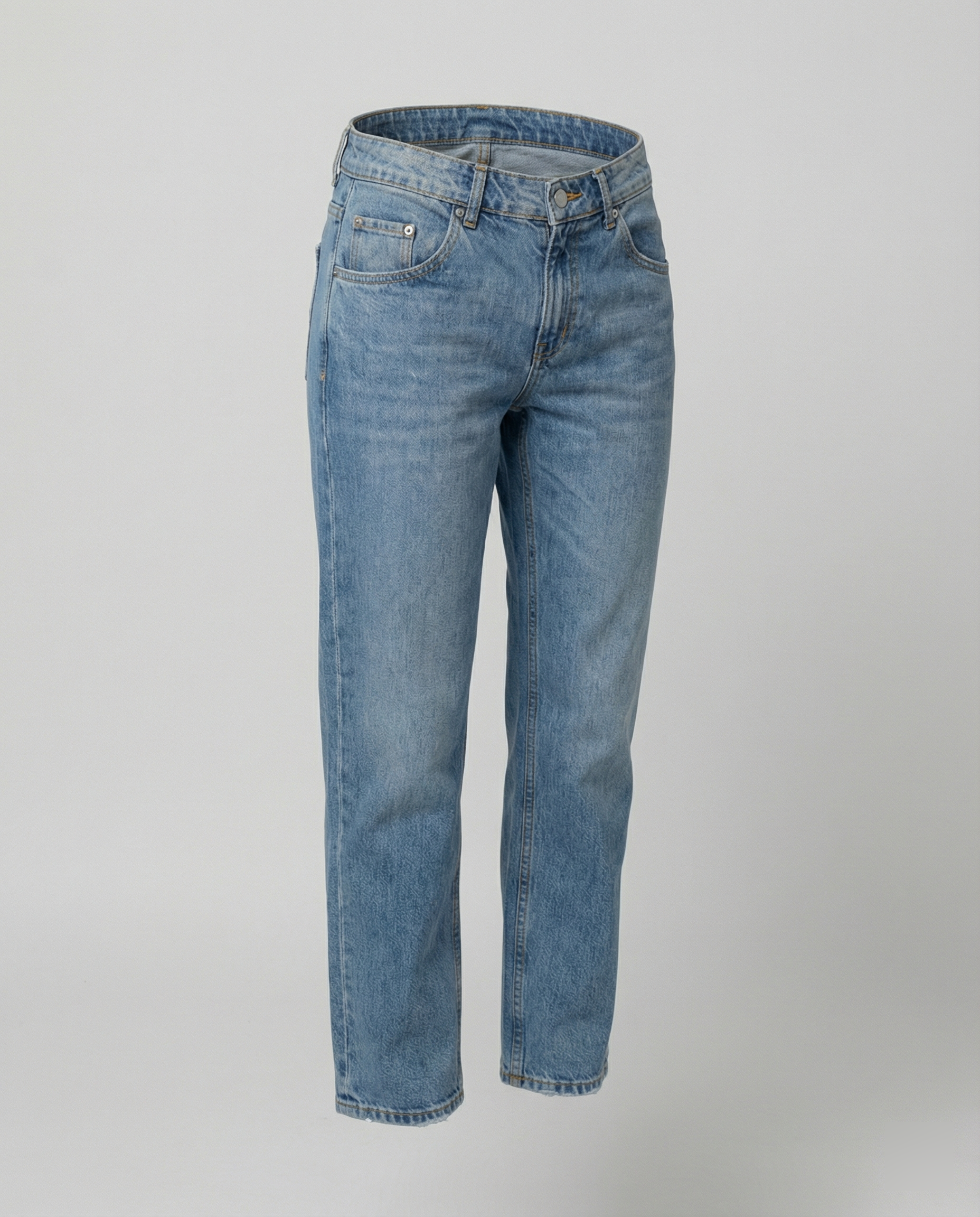 Imani — Retro Blue Boyfriend Jeans