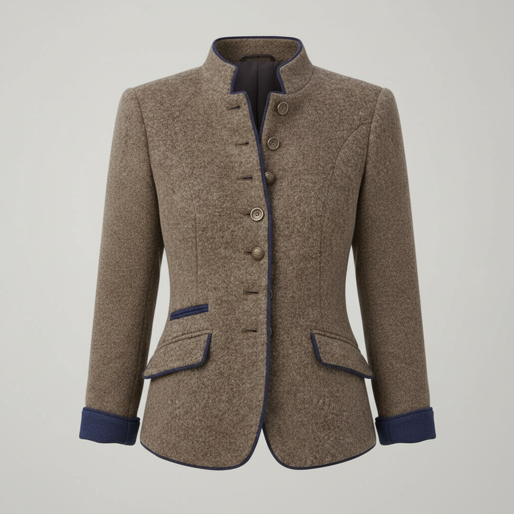 The Elara — Slate Tailored Jacket