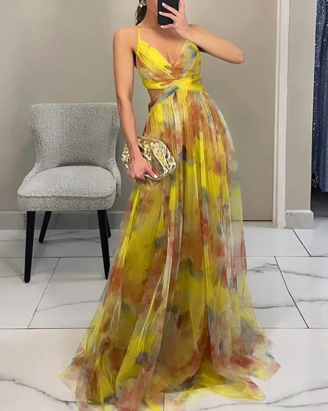 Robe Élégante en Soie Marbella – Maison Claire et Sylvie