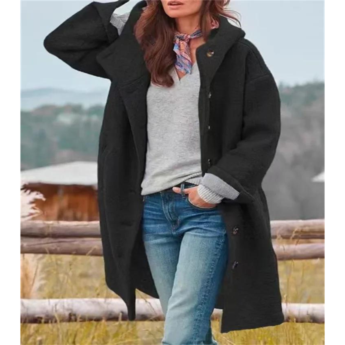 The Eira — Plush Teddy Coat