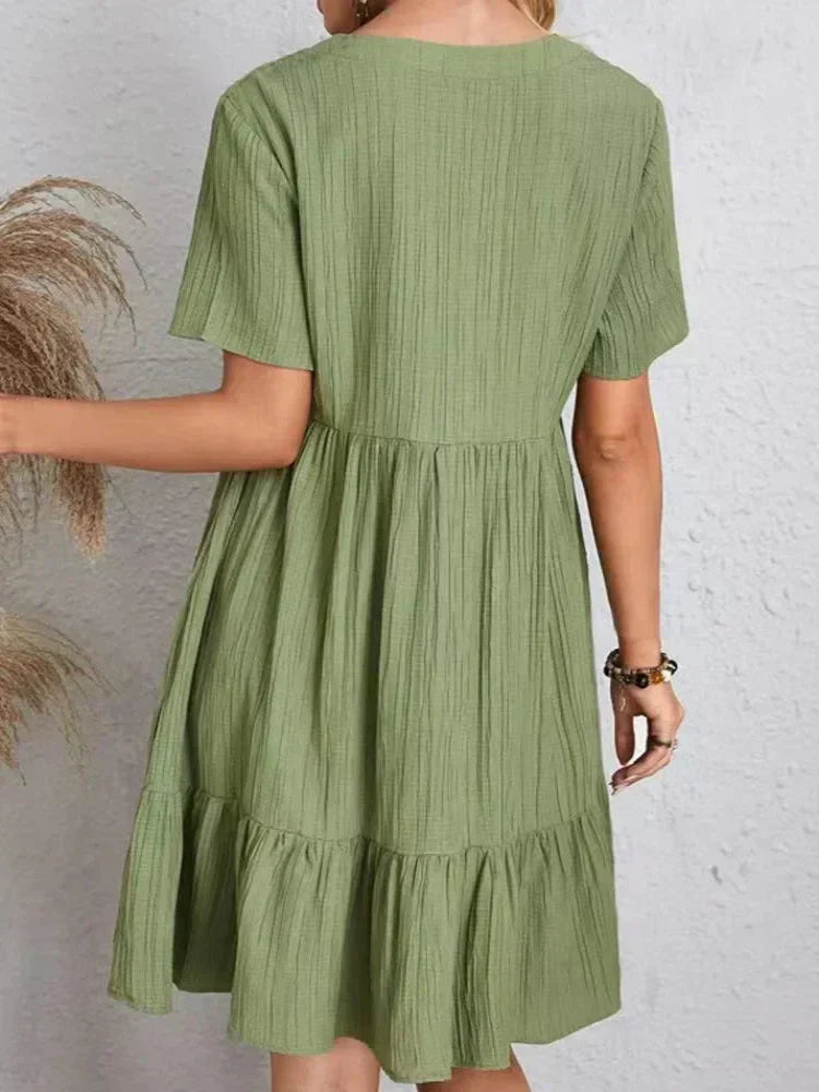 Juliette | Robe Midi Sculptante Mettant la Silhouette en Valeur