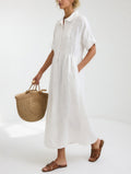 Lysandra™ - Robe chemise d'été légère et aérienne