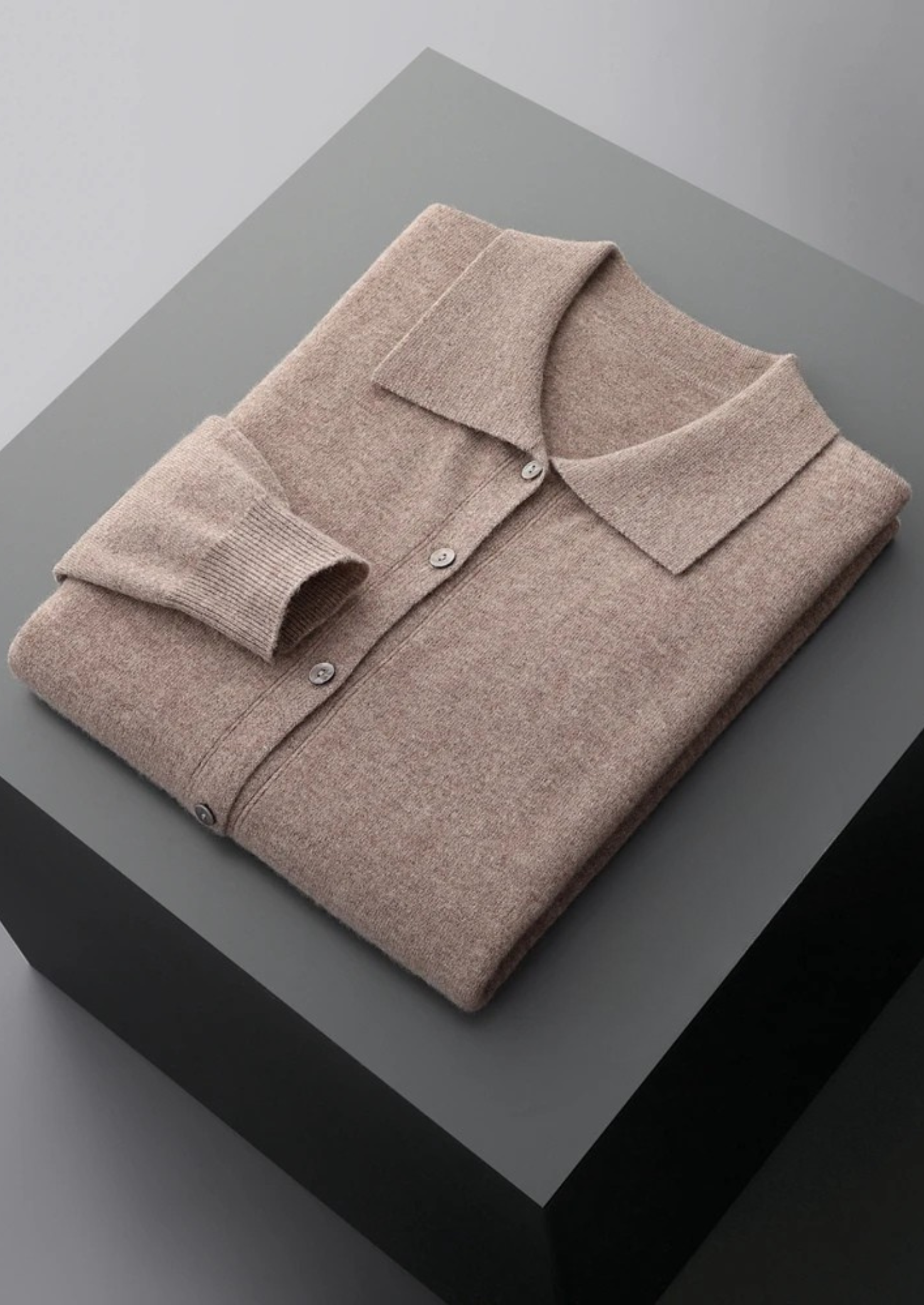 POLO EN LAINE MÉRINOS EXTRA-FINE PURE
