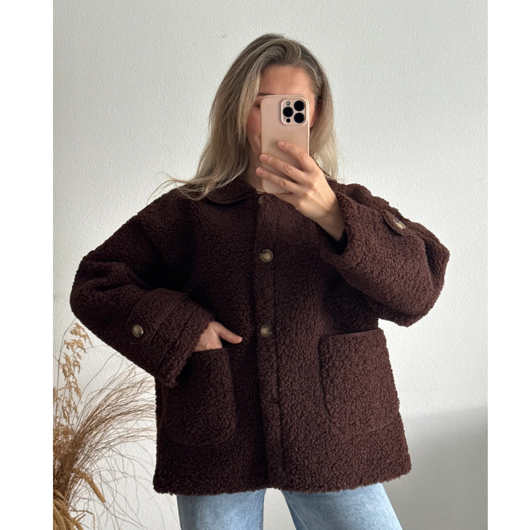 The Elara Teddy — Chestnut Brown