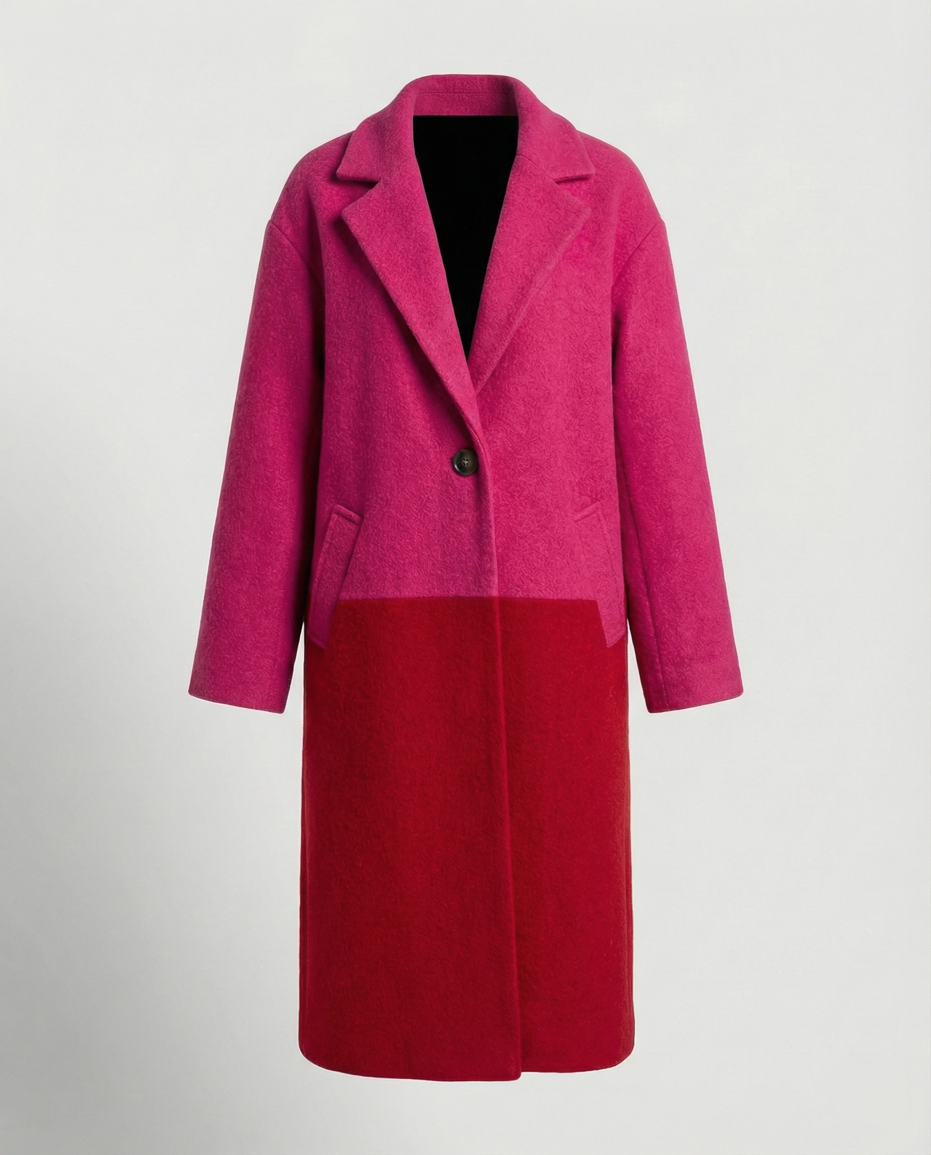 The Astrid Oversized Wool Overcoat — Multitone