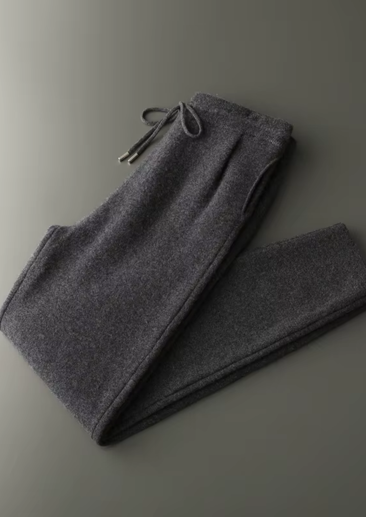PANTALON PREMIUM PLISSÉ EN CACHEMIRE