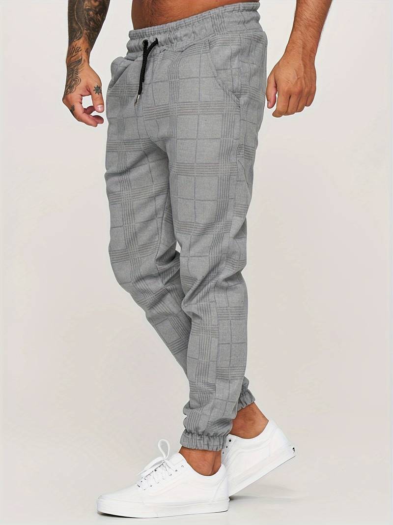 Anton Jogger — Storm Plaid