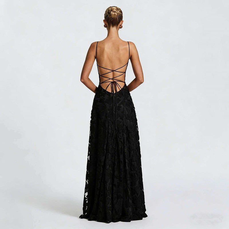 SOFIA | Robe Maxi Élégante en Dentelle
