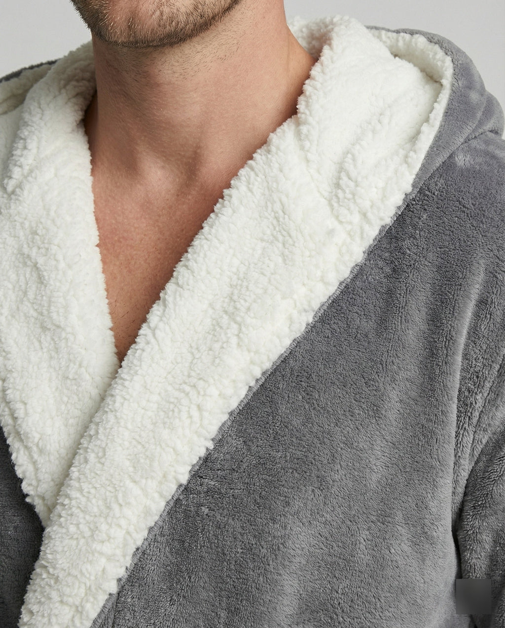 The Kairo — Slate Sherpa Robe