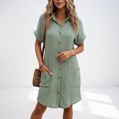 Béatrice™ — Robe chemise élégante et sans effort