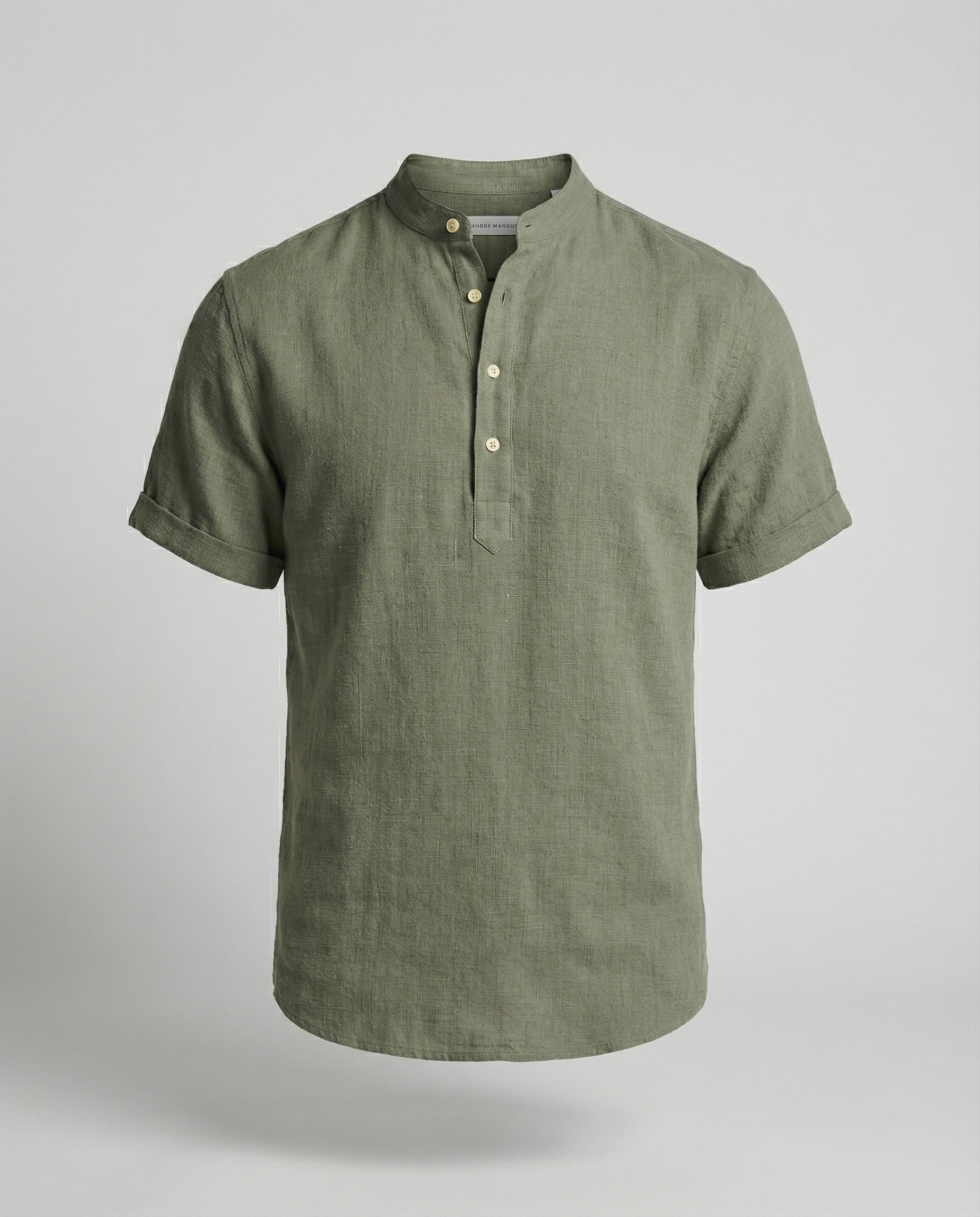 The Soren V-Neck Polo — Blush