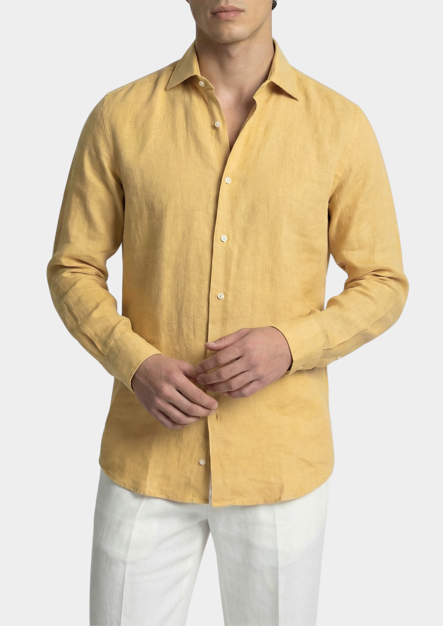 CHEMISE CÔTIÈRE PORTOFINO - Jaune