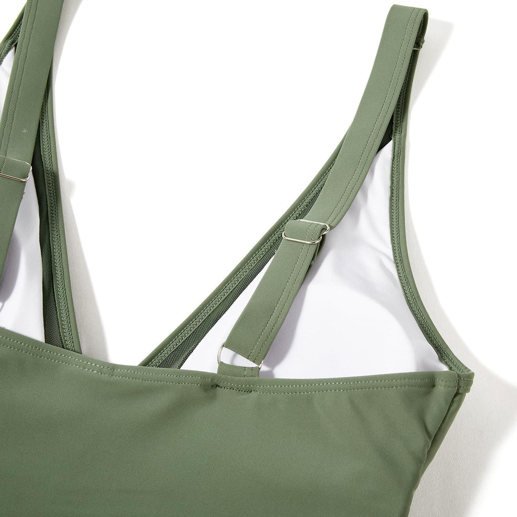 The Liora — Sage Mesh Swimsuit