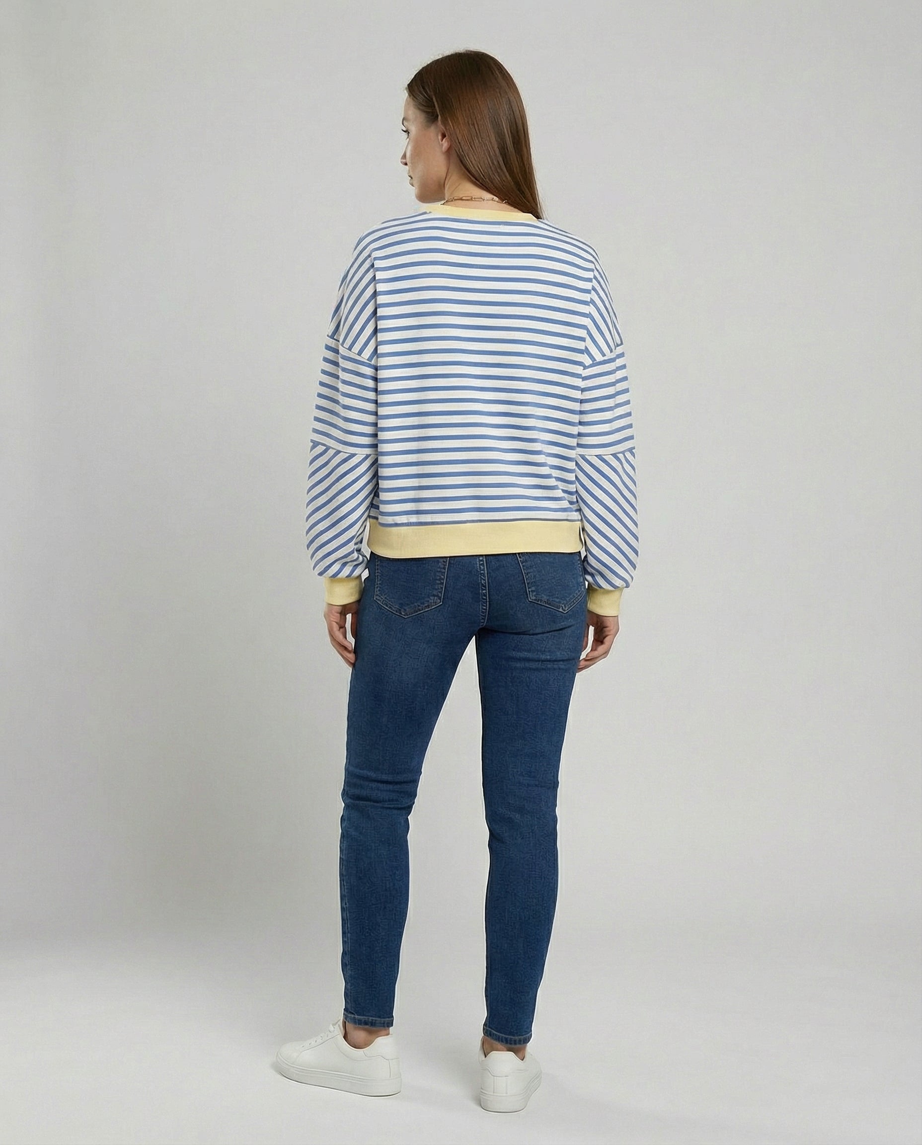 Eira — Balloon Sleeve Crew Sweatshirt