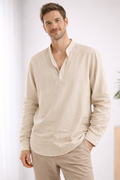 The Elara Henley — Sand