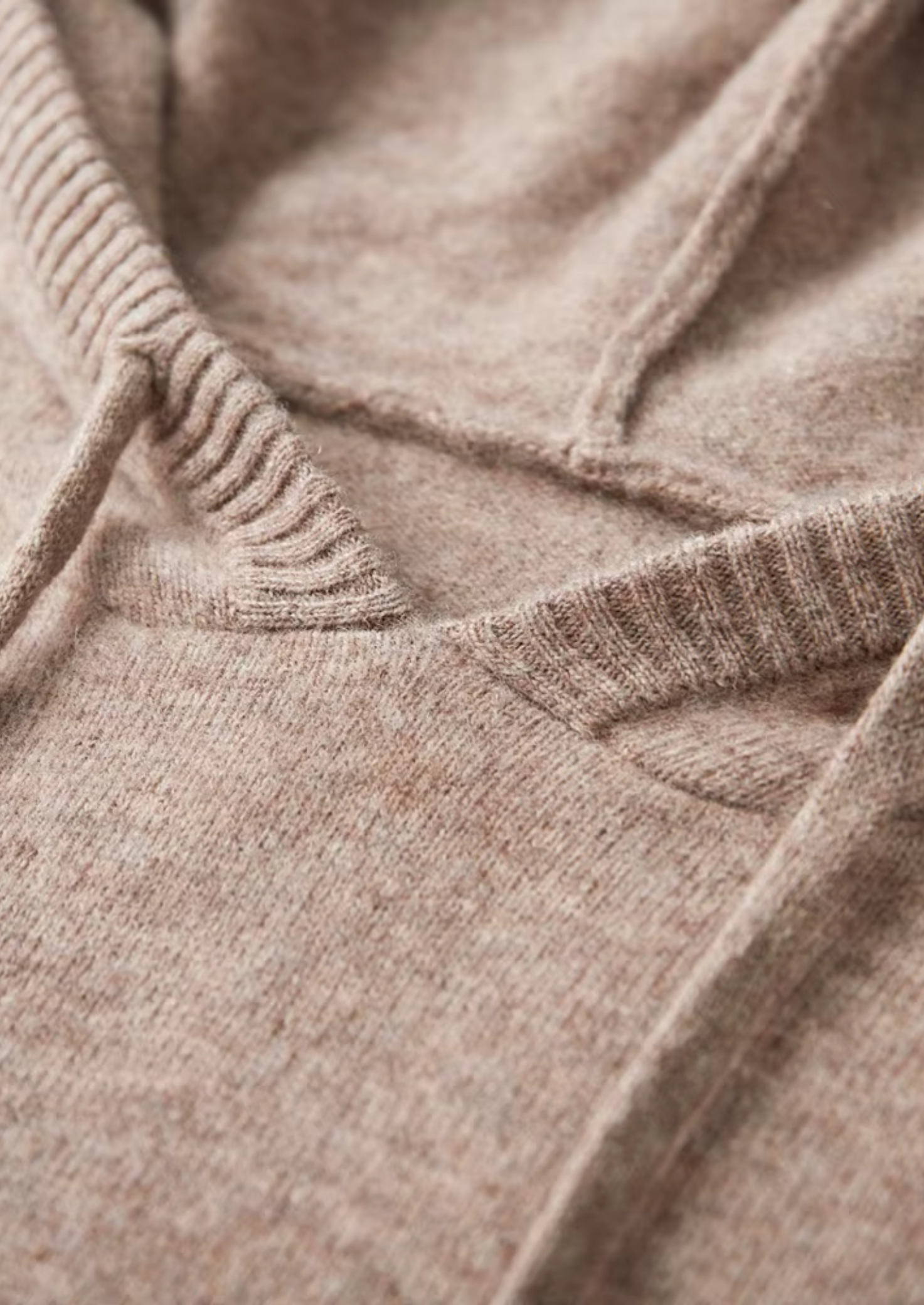 Sweat à capuche décontracté en laine mérinos extra-fine pure