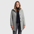 Vara Coat — Slate Wool-Blend