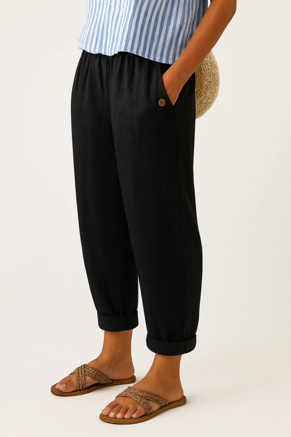 Stella | Pantalon en lin intemporel