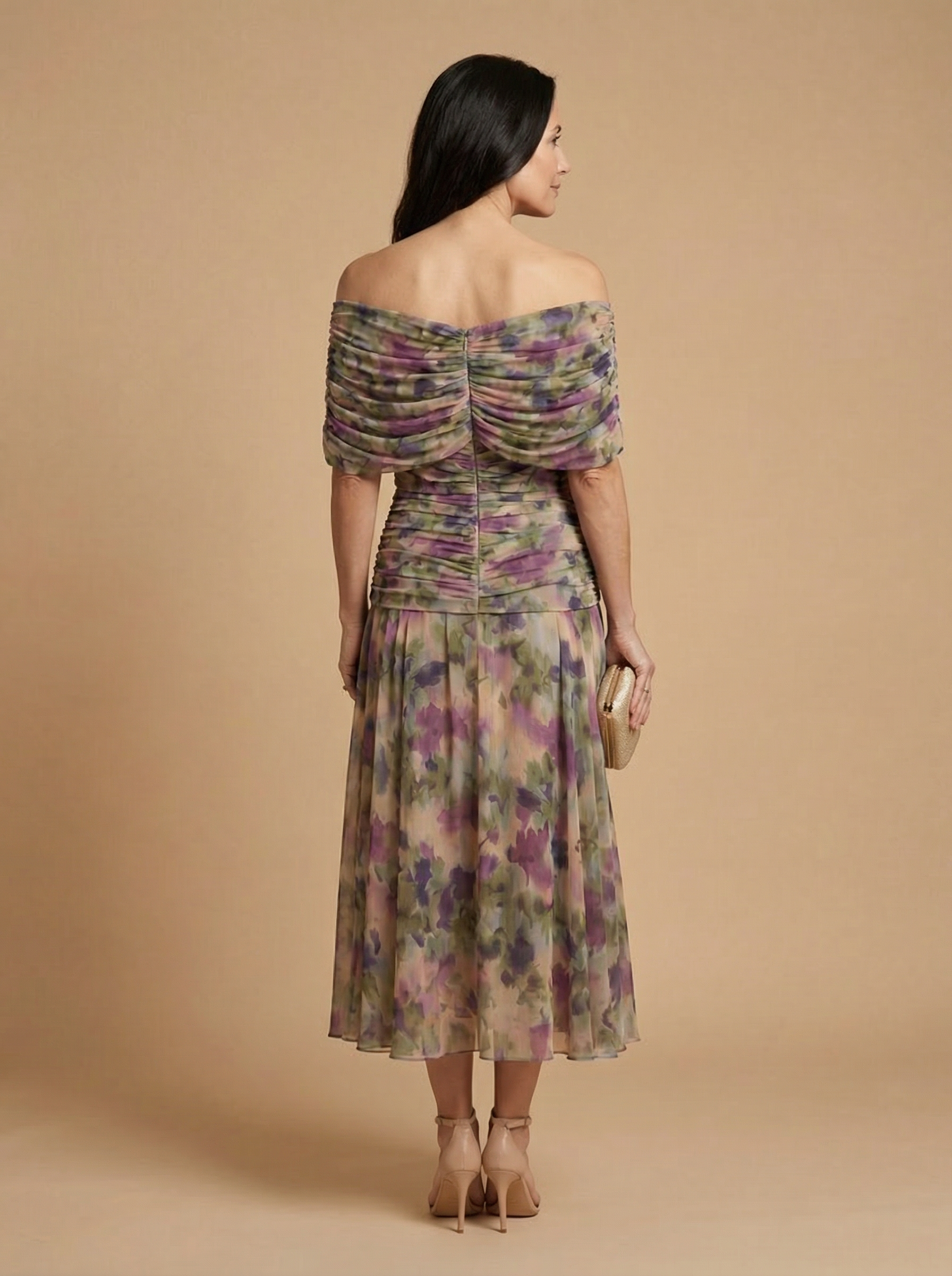 Robe élégante en soie Santana – Maison Claire et Sylvie