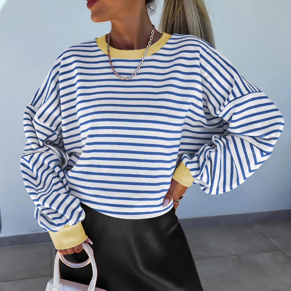 Eira — Balloon Sleeve Crew Sweatshirt