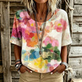 T-shirt vintage aux couleurs vives