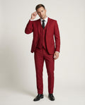 The Lyric — Crimson 3-Piece Suit