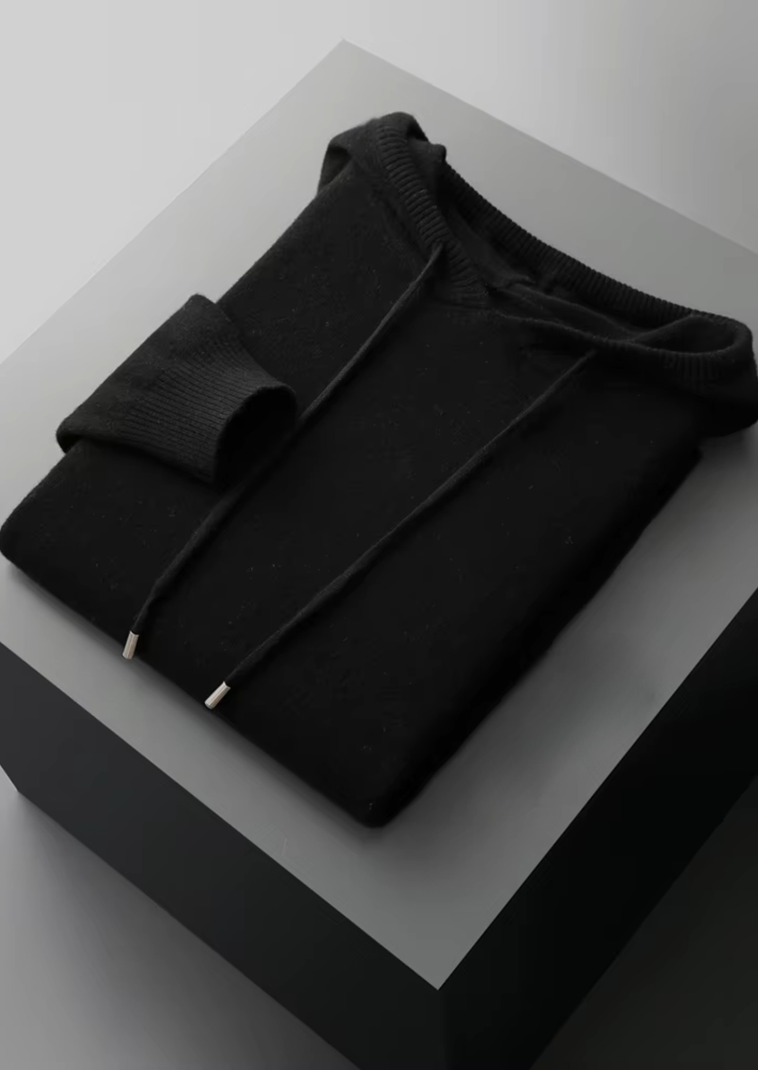 Sweat à capuche décontracté en laine mérinos extra-fine pure