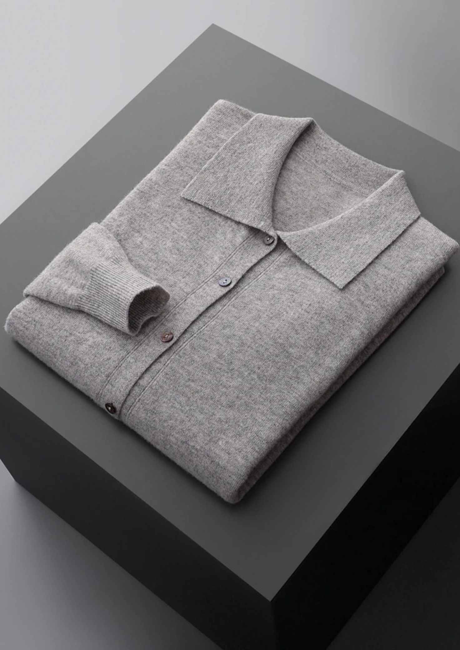 POLO EN LAINE MÉRINOS EXTRA-FINE PURE