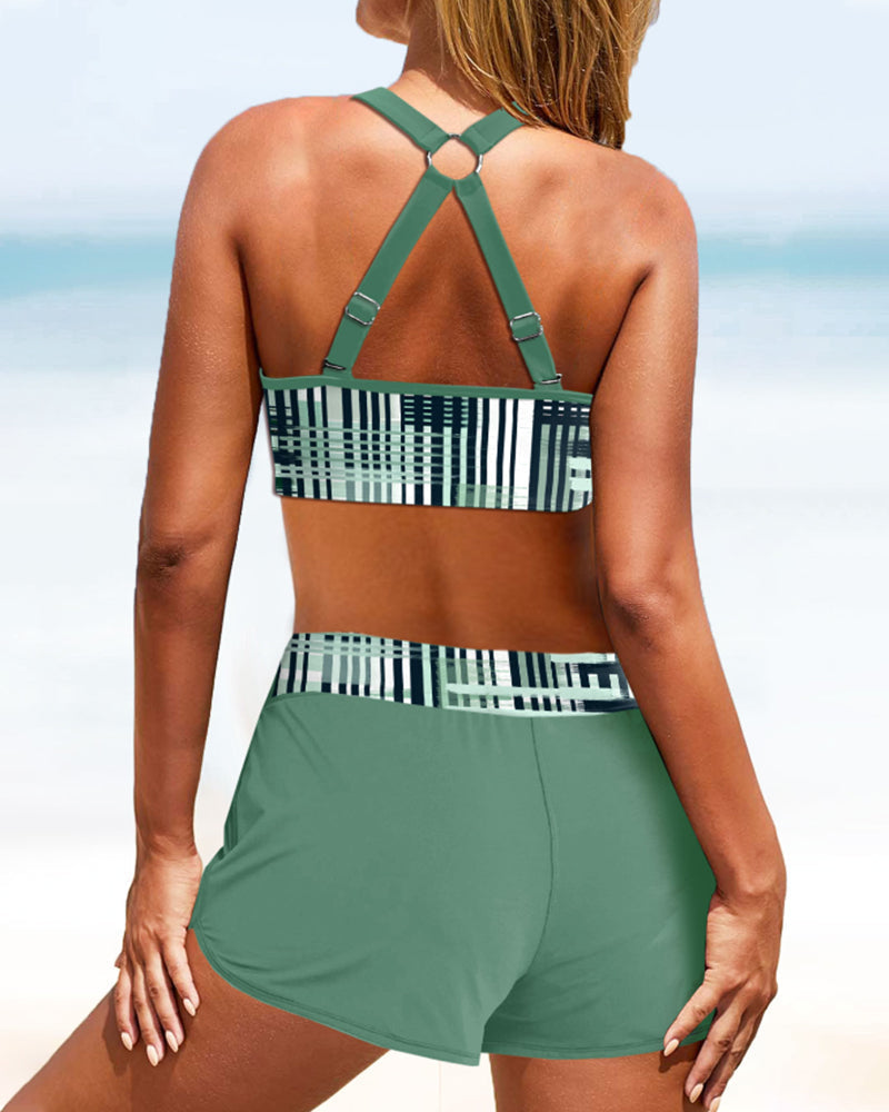 Janette – Bikini côtelé taille haute