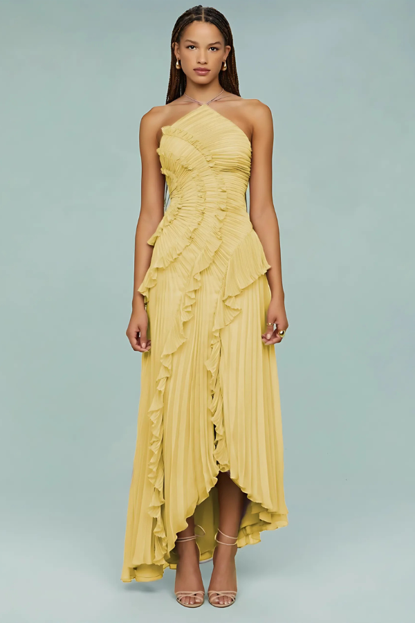 LIYANA | Robe spirale à volants