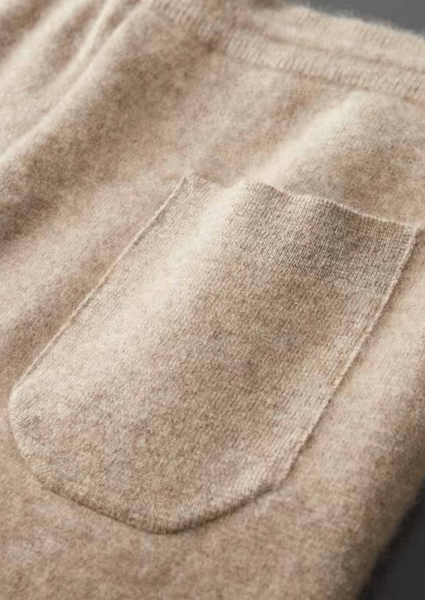 PANTALON PREMIUM PLISSÉ EN CACHEMIRE