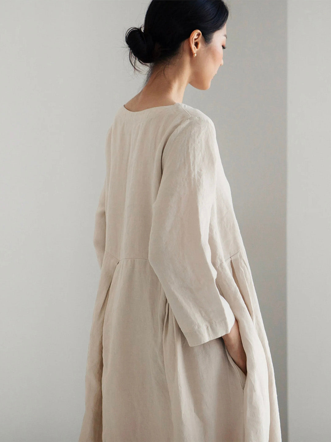 The Ivara — Flowing Maxi Dress in Dune