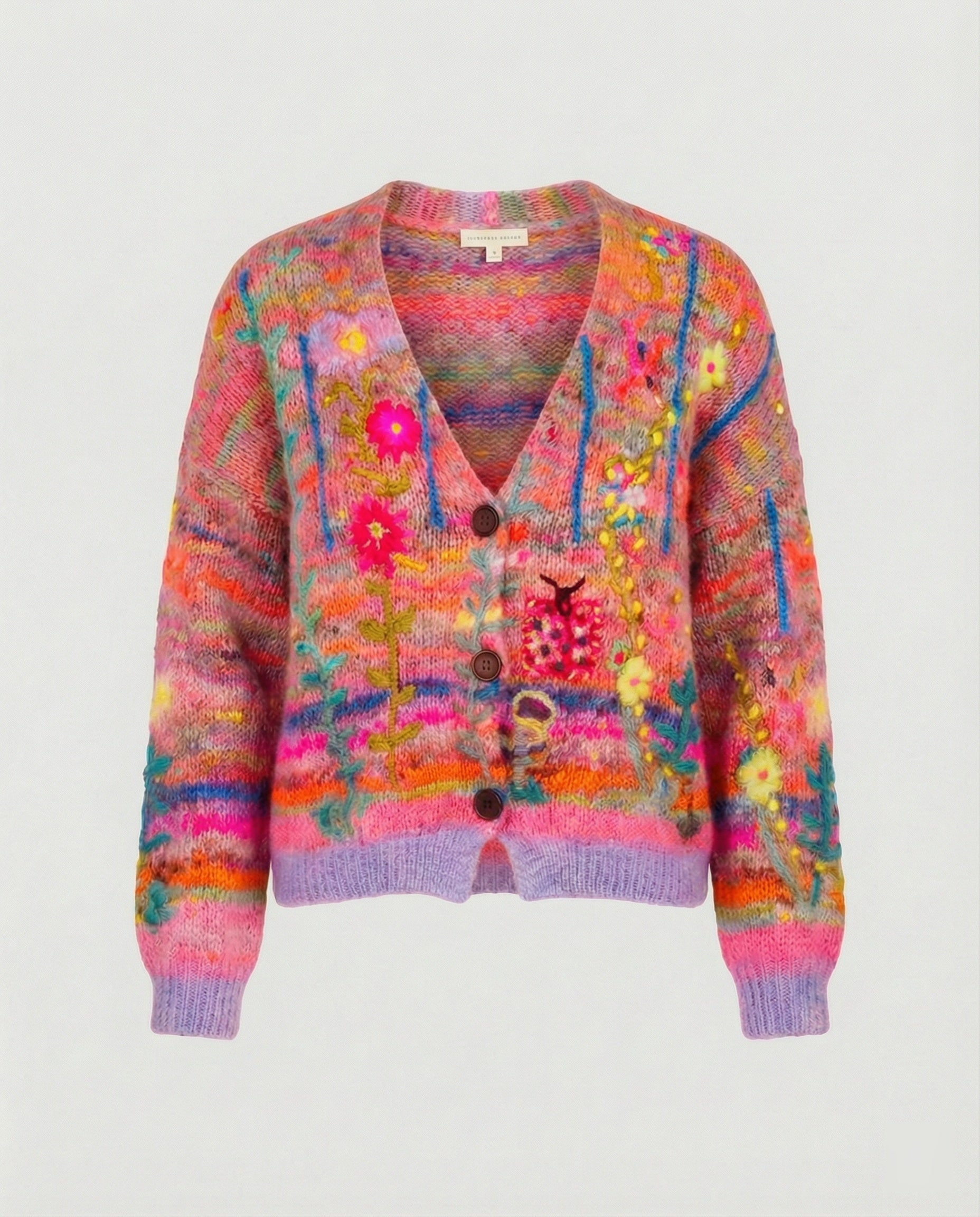 The Liora Cardigan — Cerulean Plush Knit