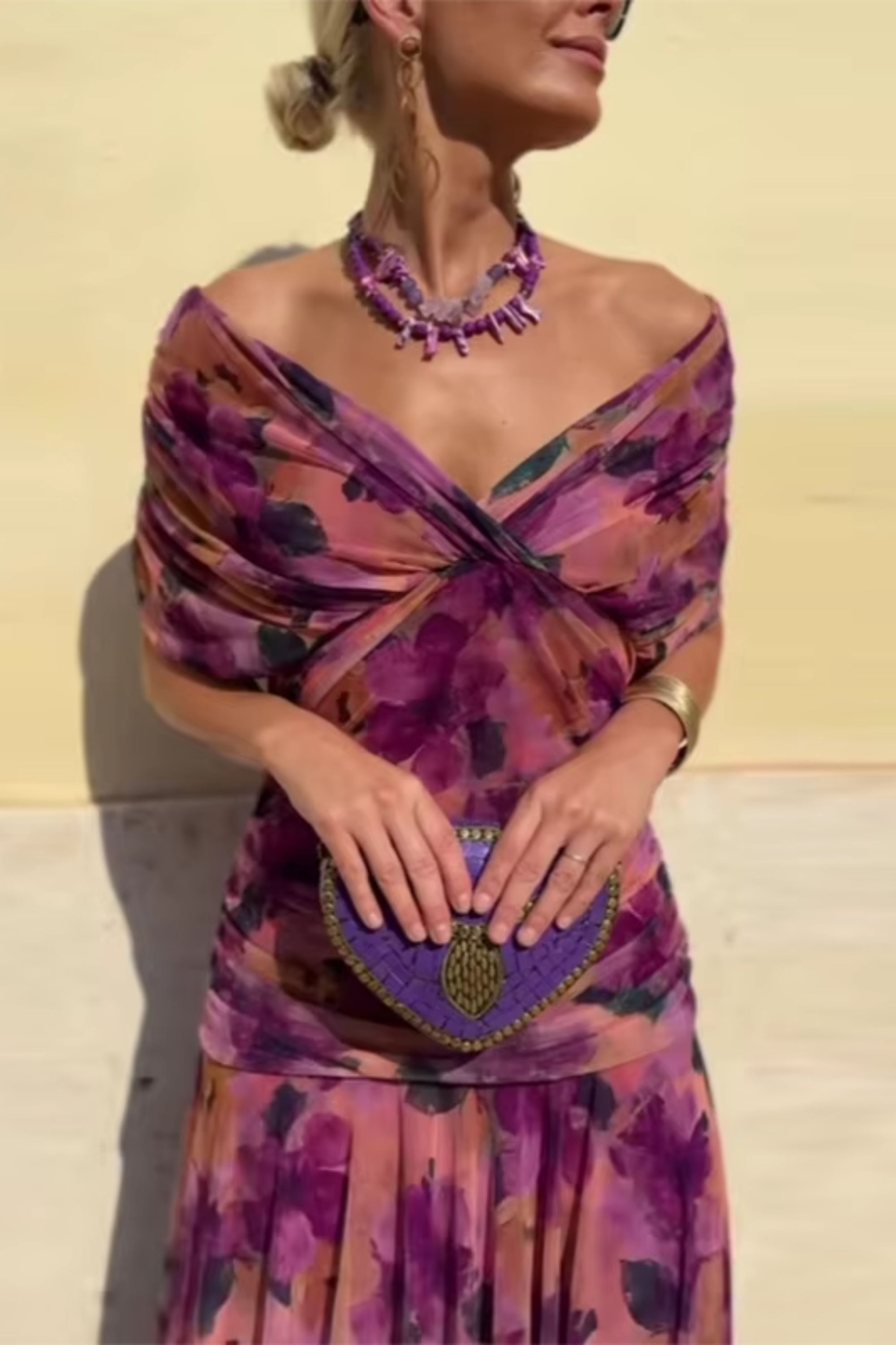 Lady™ - Robe portefeuille drapée