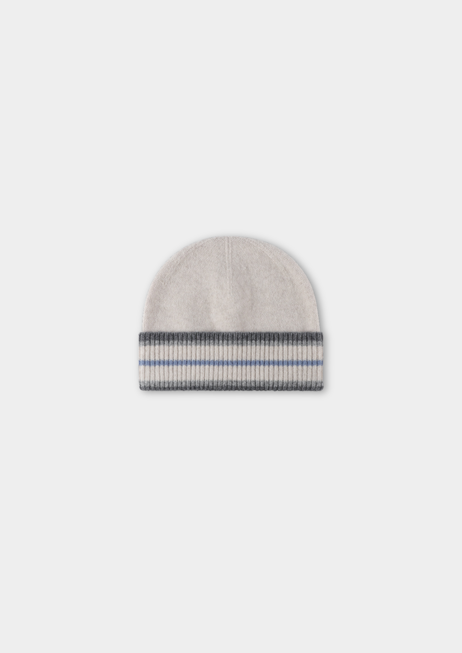 Bonnet d'hiver en laine mérinos blanche