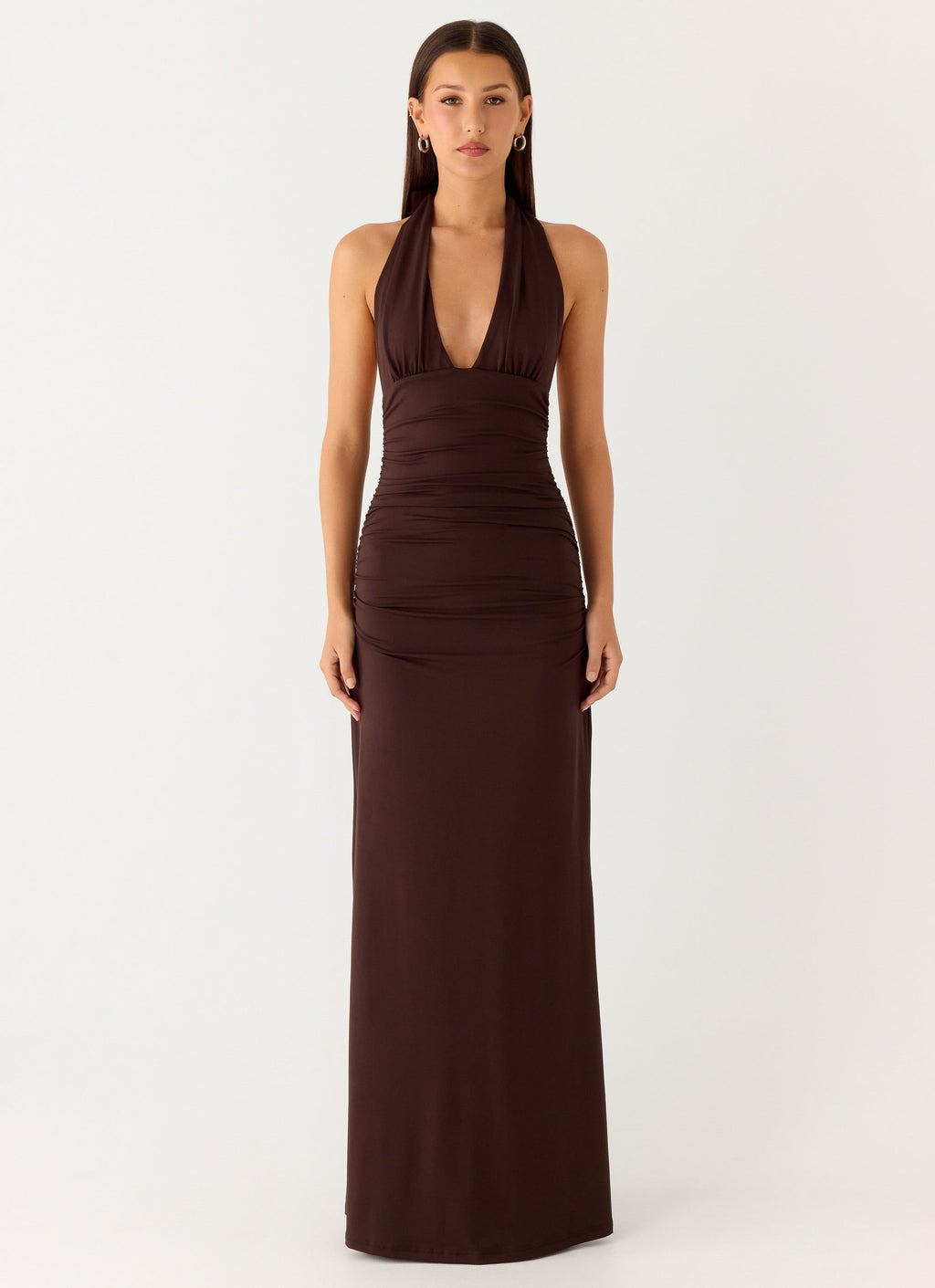 CARMEN | Robe Maxi avec Taille Froncée