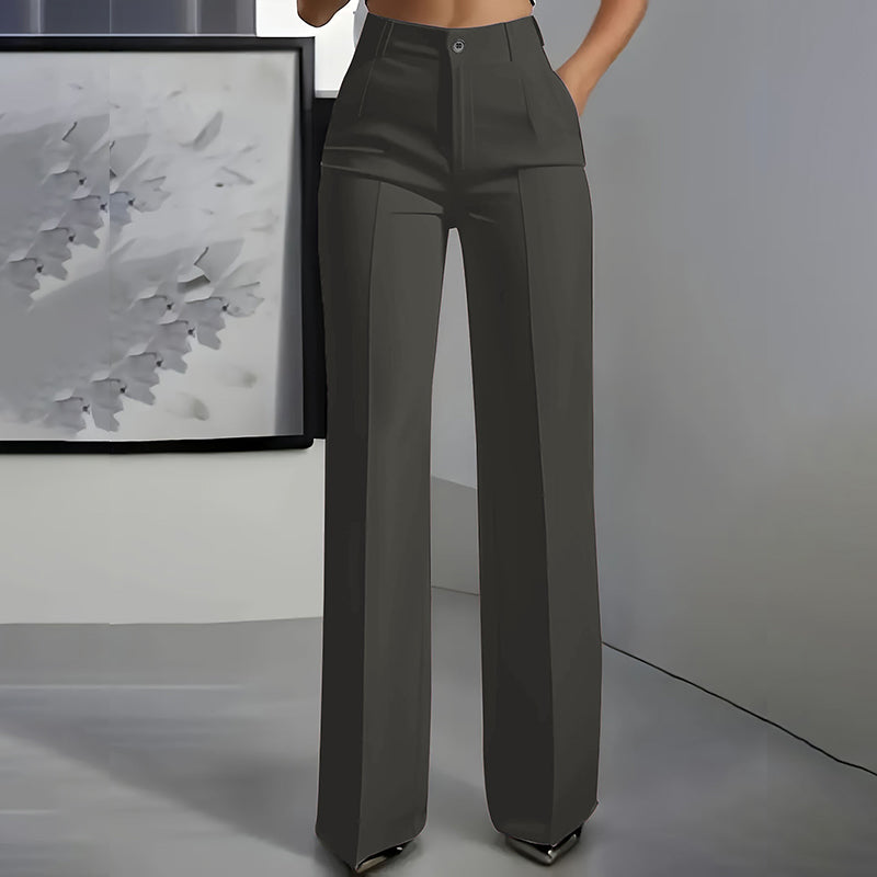 The Elora — Midnight Wide-Leg Trousers