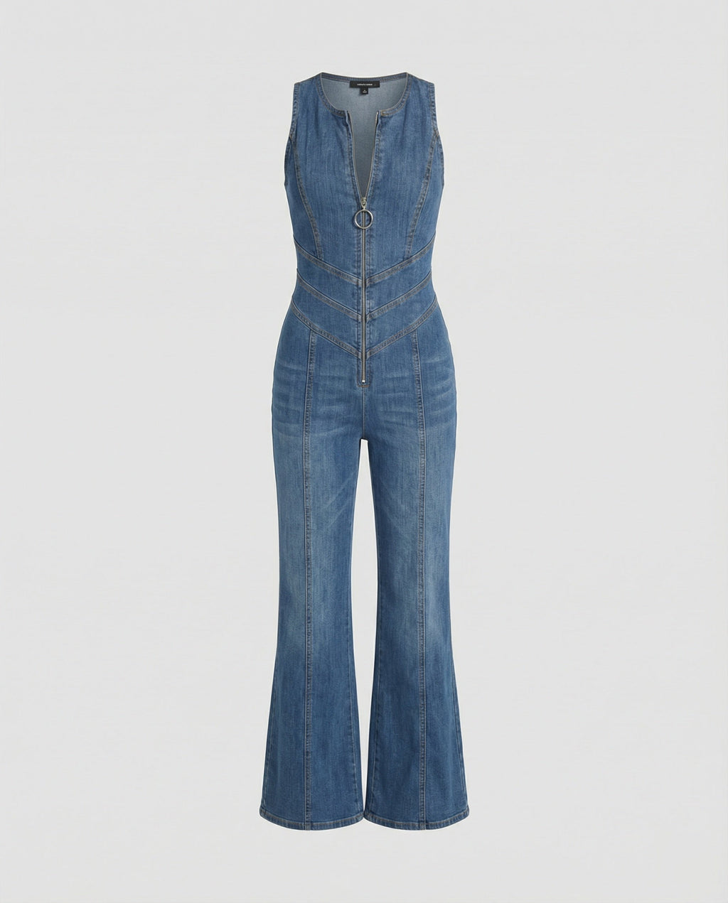 The Liora — Vintage Indigo Denim Jumpsuit
