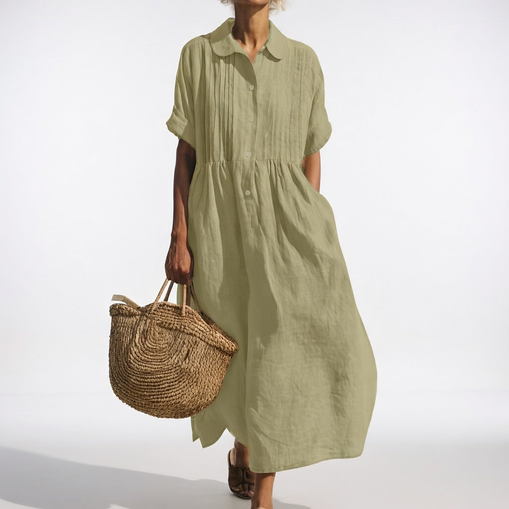 Lysandra™ - Robe chemise d'été légère et aérienne