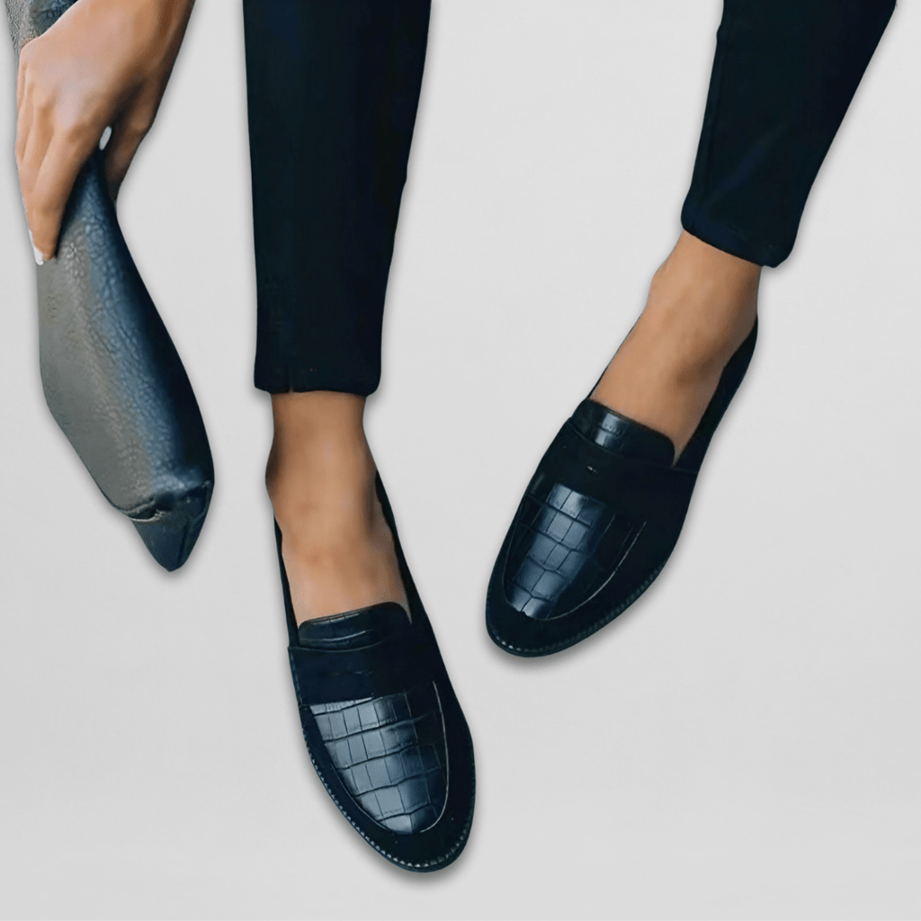 The Liora — Onyx Orthopedic Loafers